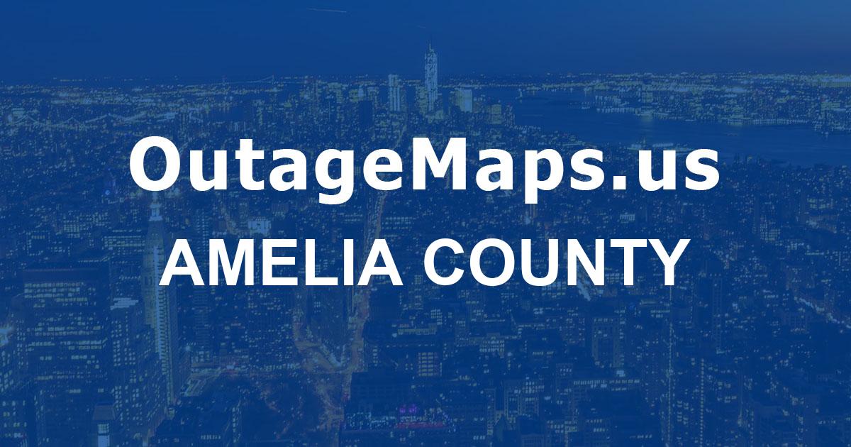 Amelia County Power Outages Map