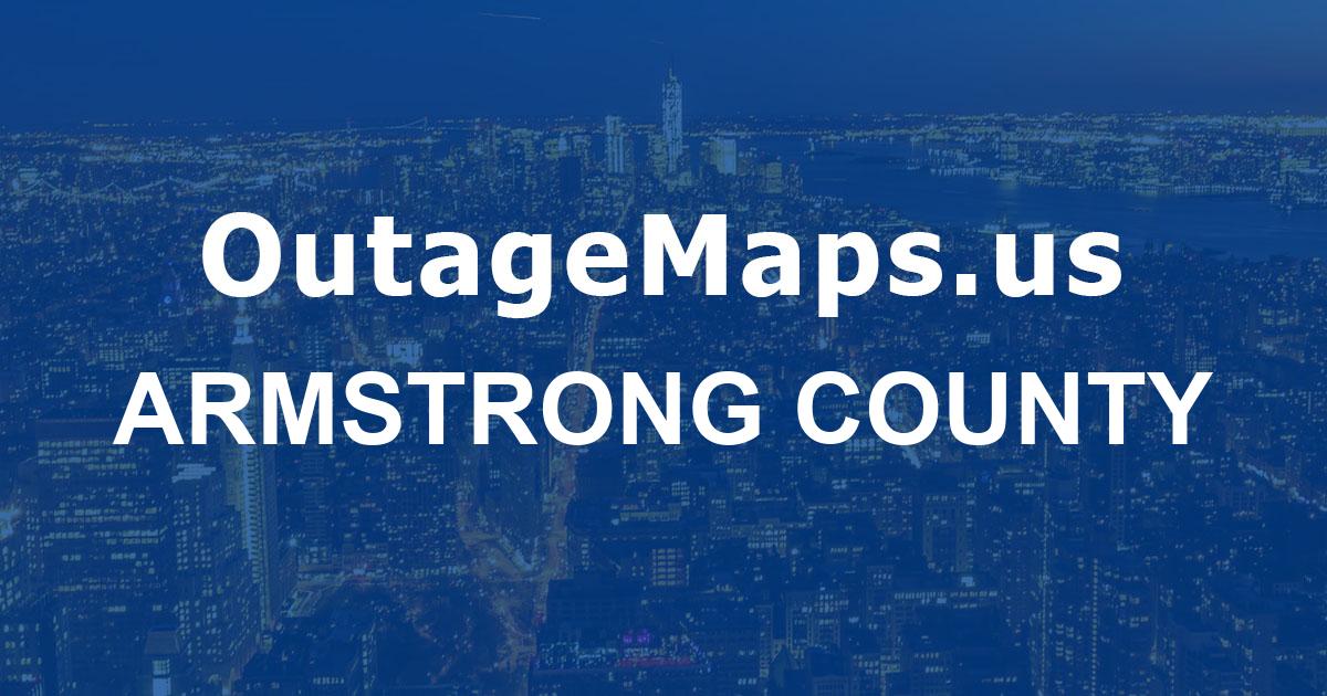 Armstrong County Power Outages Map