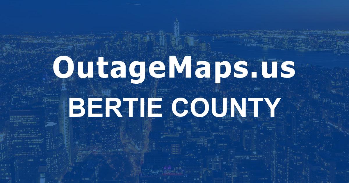 Bertie County Power Outages Map