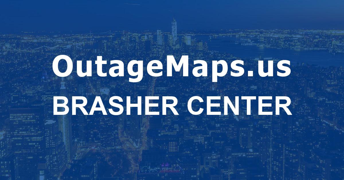 Brasher Center Power Outages Map