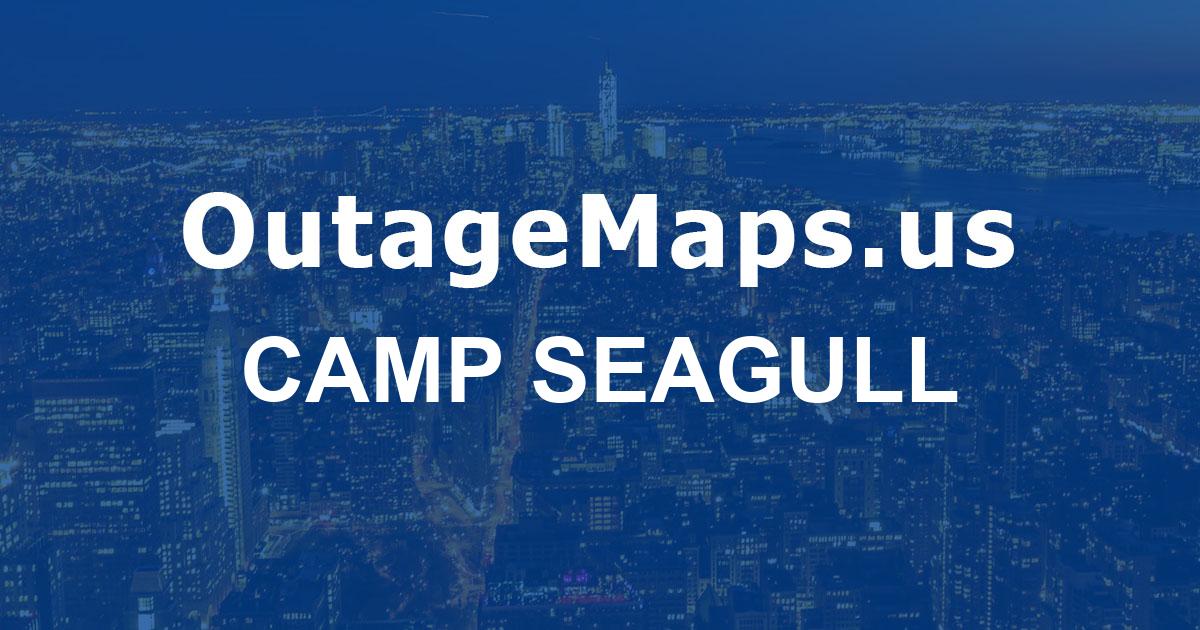 Camp Seagull Power Outages Map
