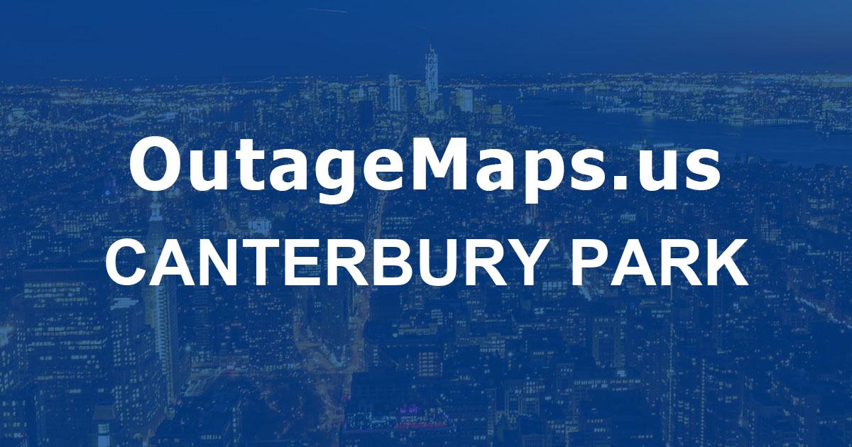 Canterbury Park Power Outages Map