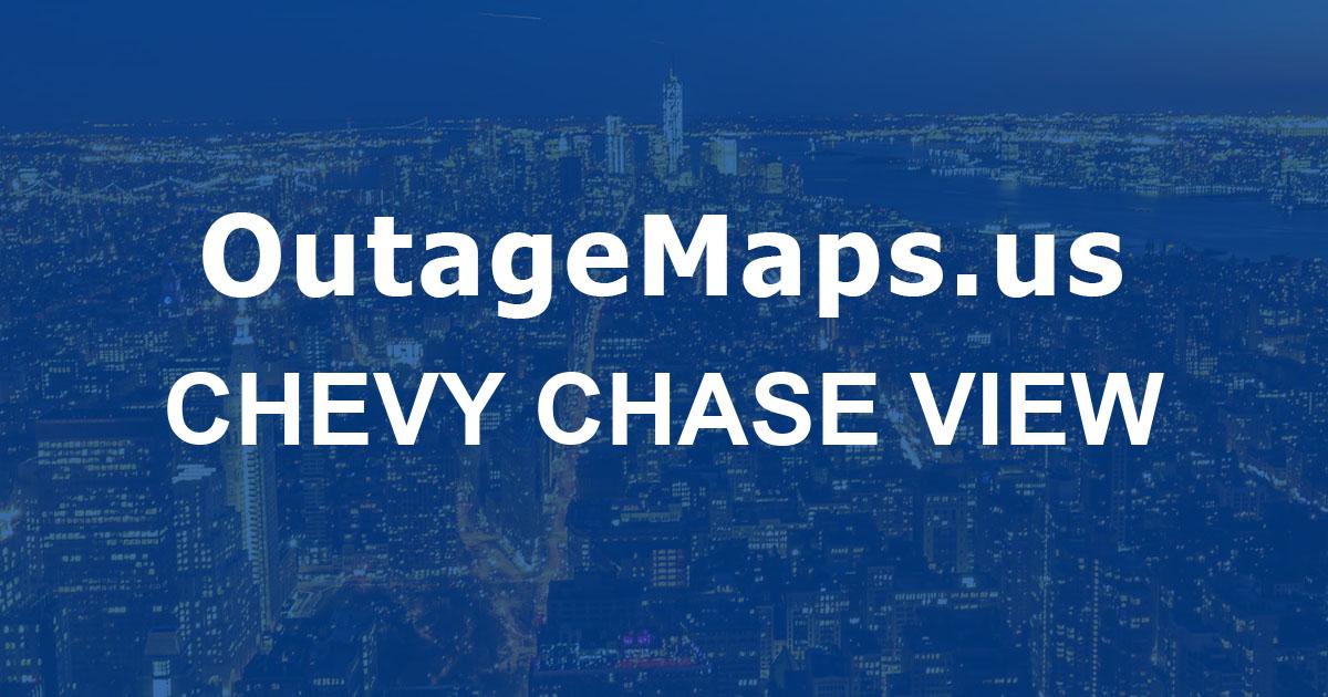 Chevy Chase View Power Outages Map