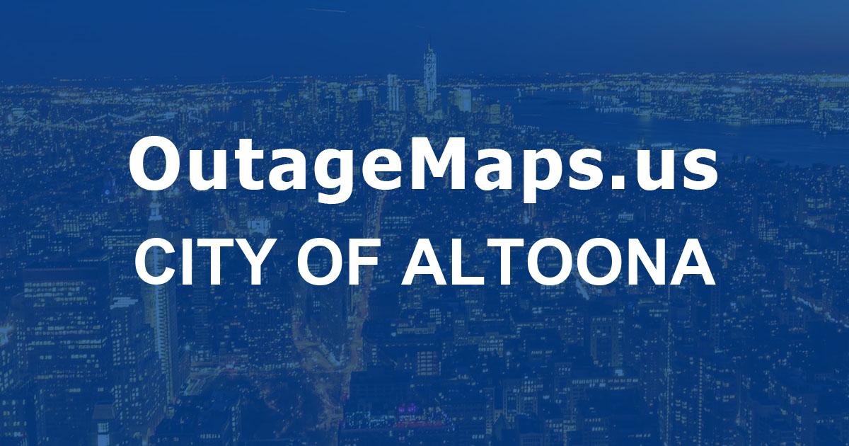 City of Altoona Power Outages Map(00)