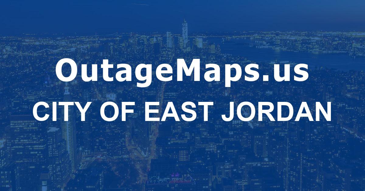 City of East Jordan Power Outages Map