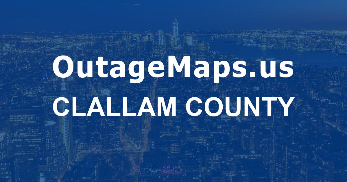 Clallam County Power Outages Map