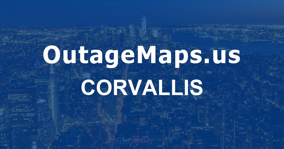 Corvallis Power Outages Map