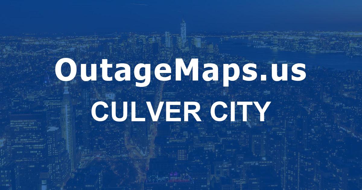 Culver City Power Outages Map