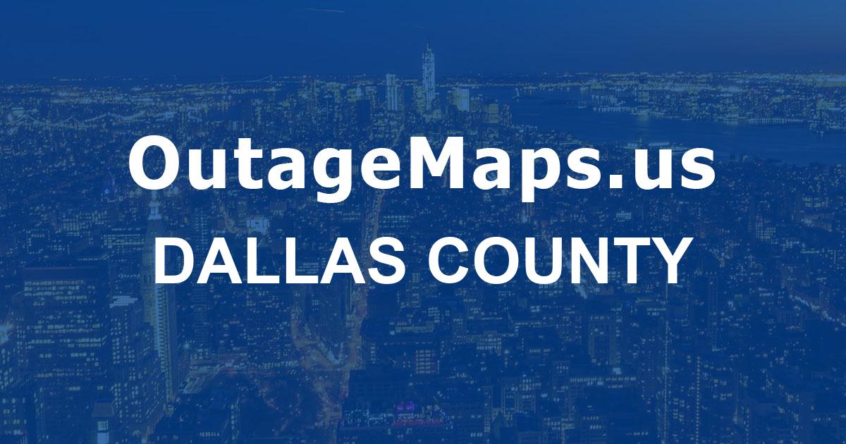 Dallas County Power Outages Map