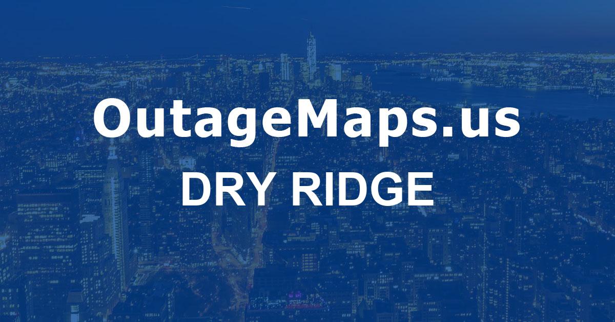 Dry Ridge Power Outages Map