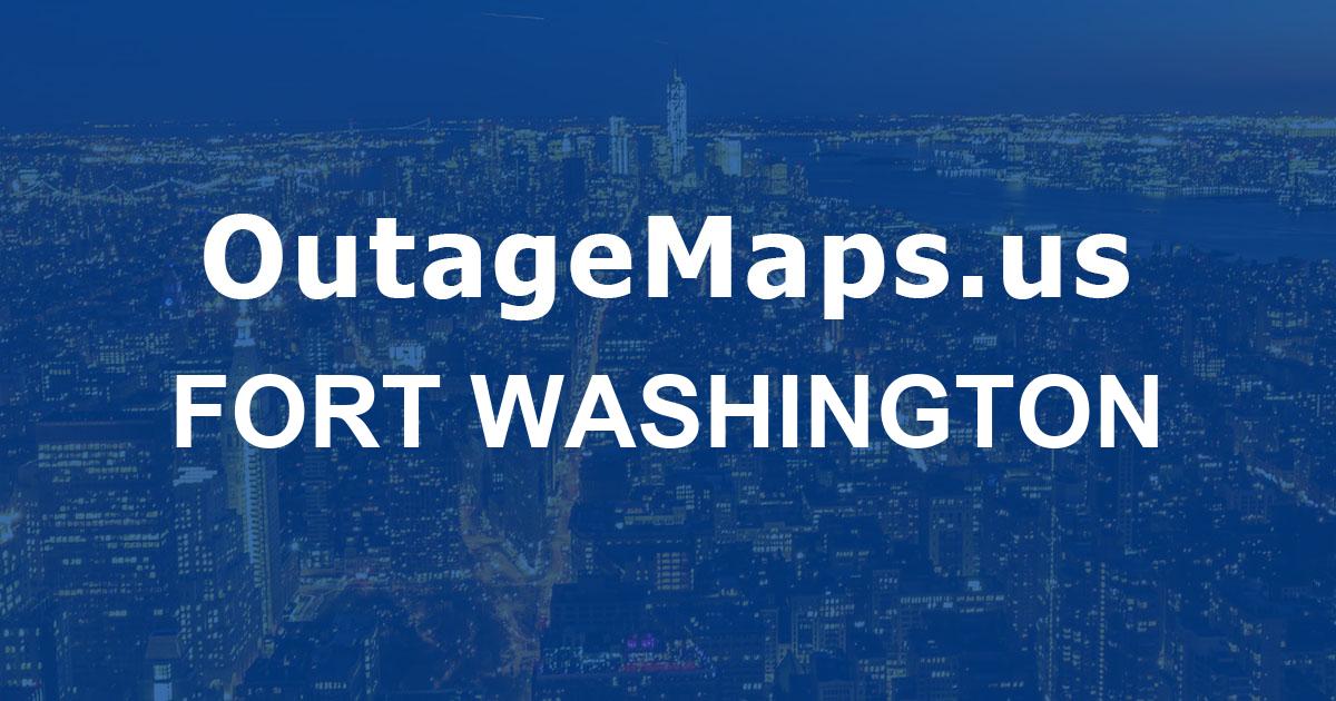 Fort Washington Power Outages Map