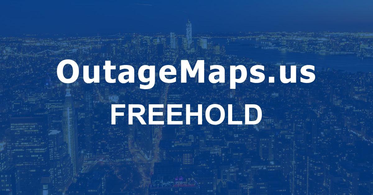 Freehold Power Outages Map