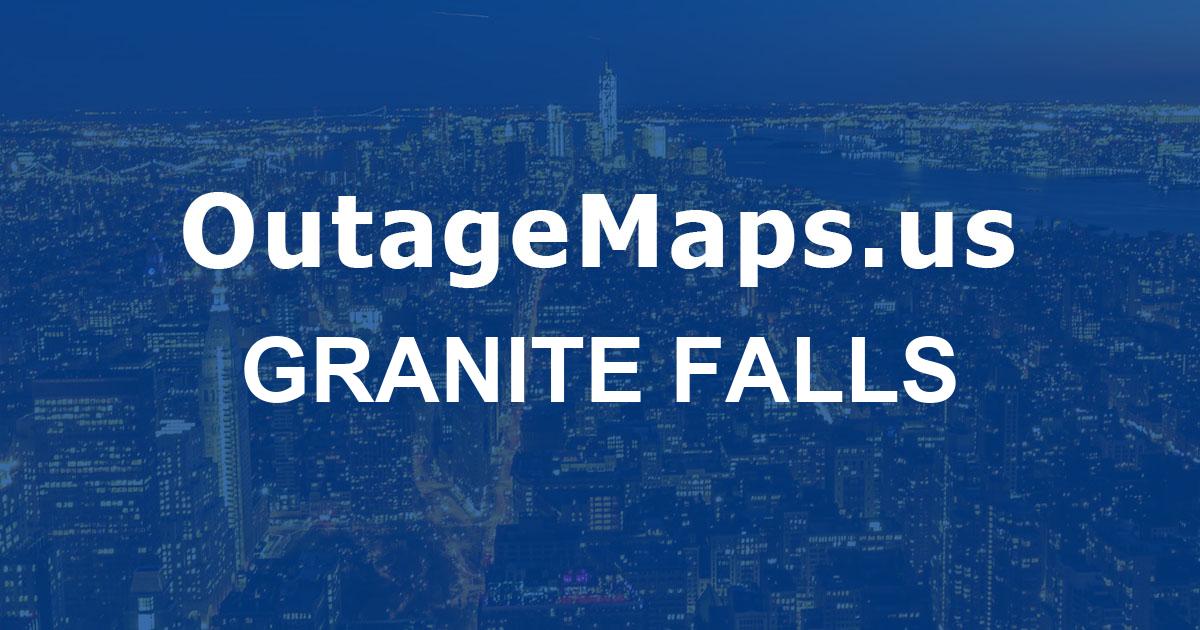 Granite Falls Power Outages Map