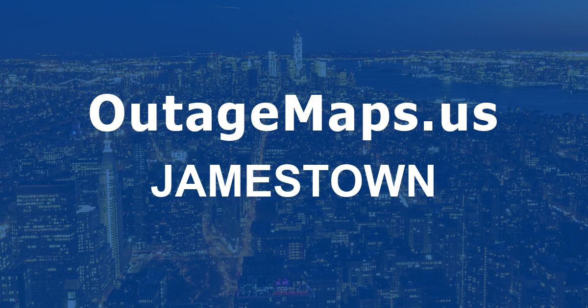 Jamestown Power Outages Map Jamestown