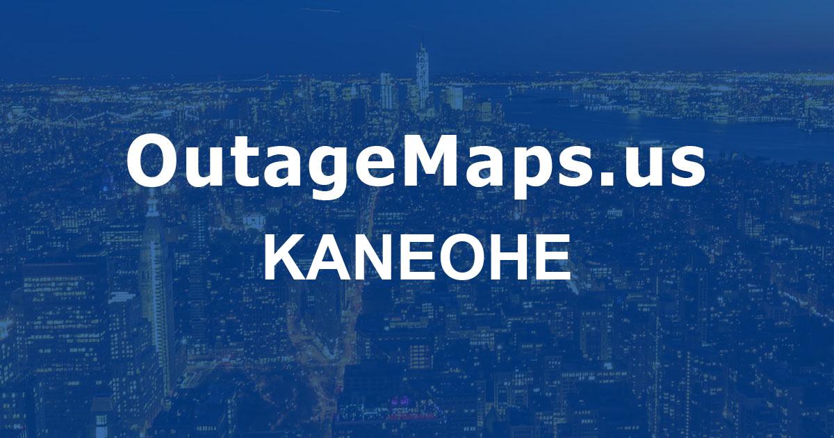 Kaneohe Power Outages Map