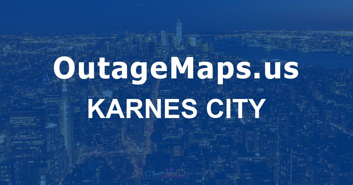 Karnes City Power Outages Map