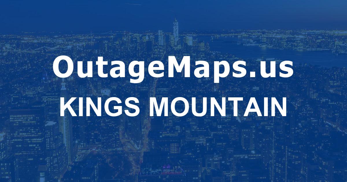 Kings Mountain Power Outages Map