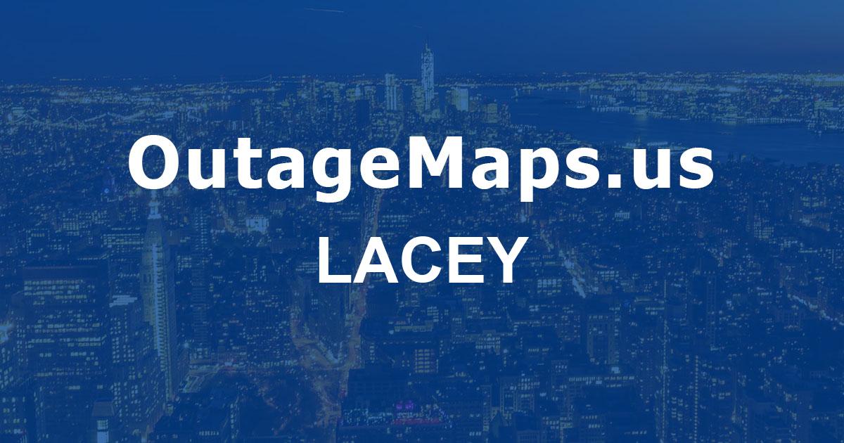 Lacey Power Outages Map