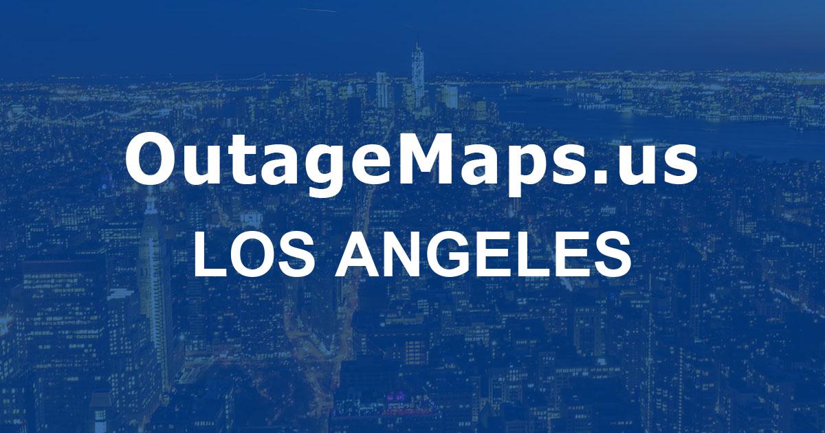 Los Angeles Power Outages Map