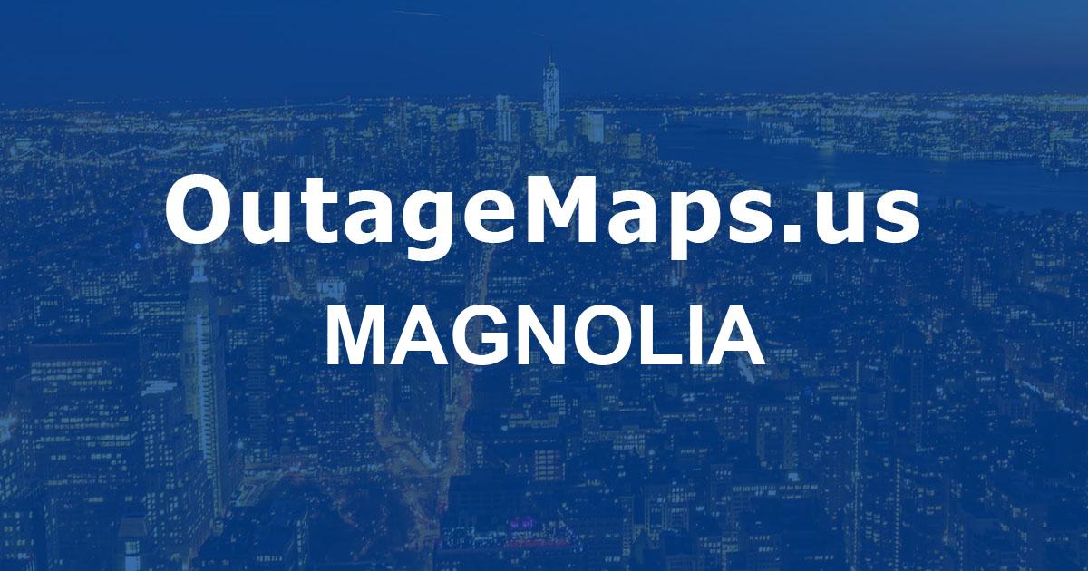 Magnolia Power Outages Map