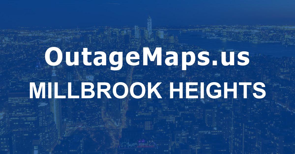 Millbrook Heights Power Outages Map