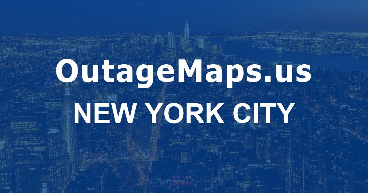 New York City Power Outages Map
