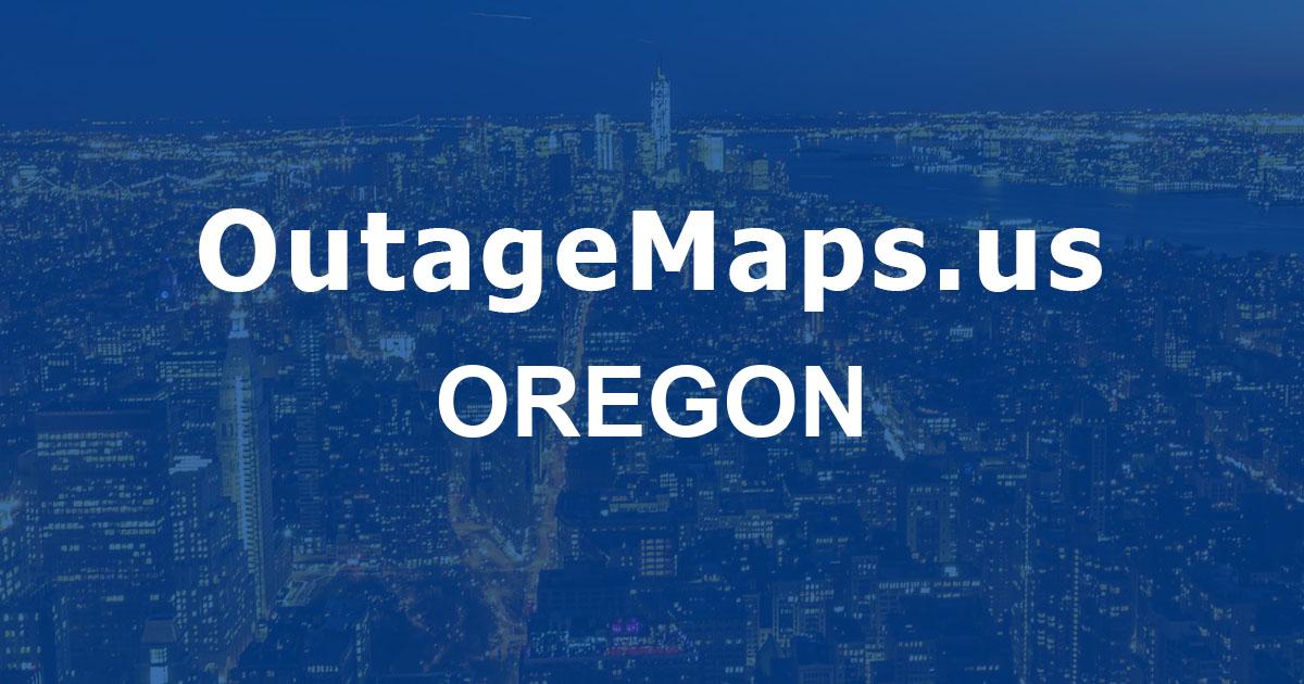 Oregon Power Outages Map