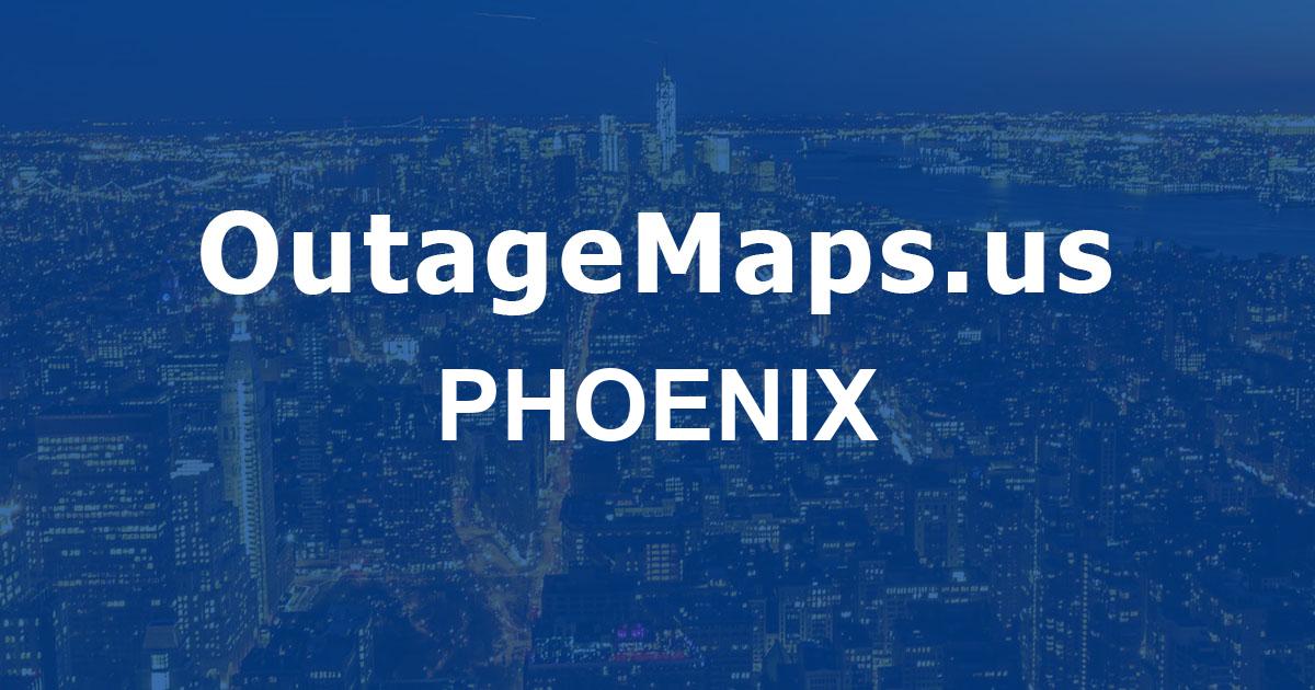 Phoenix Power Outages Map Phoenix