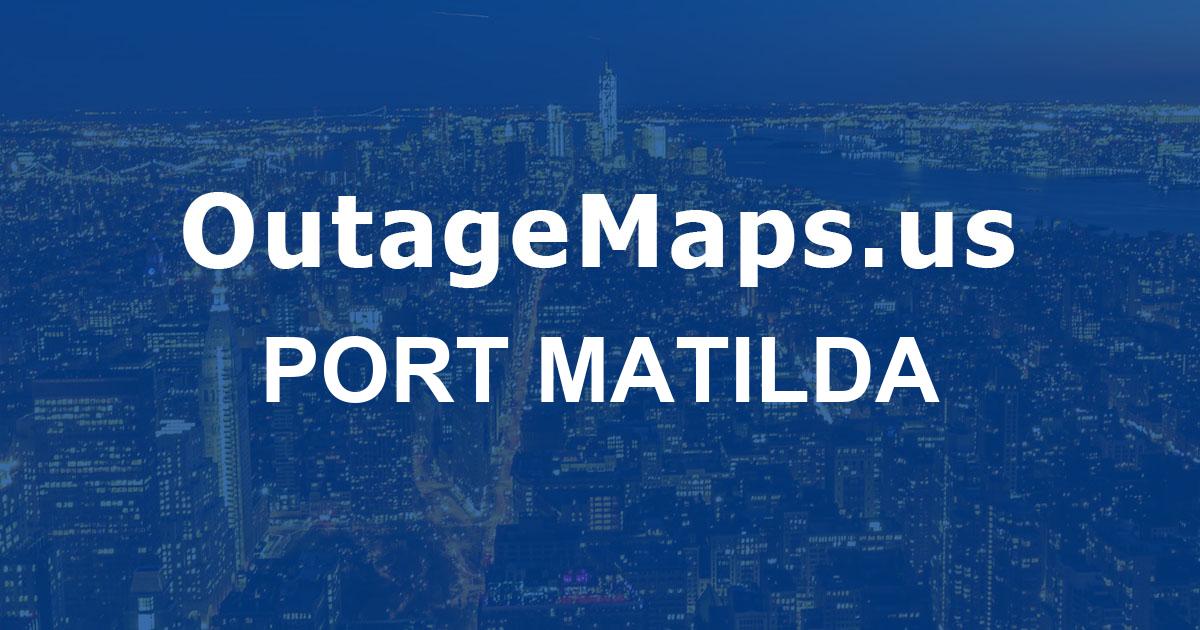 Port Matilda Power Outages Map