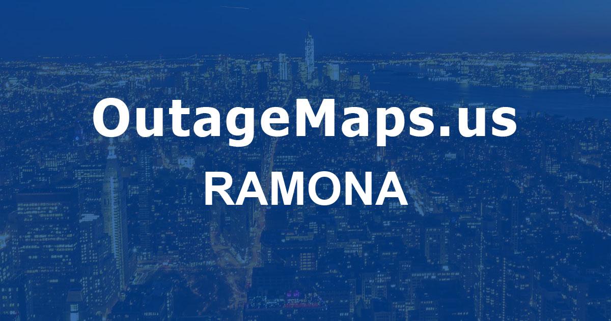 Ramona Power Outages Map