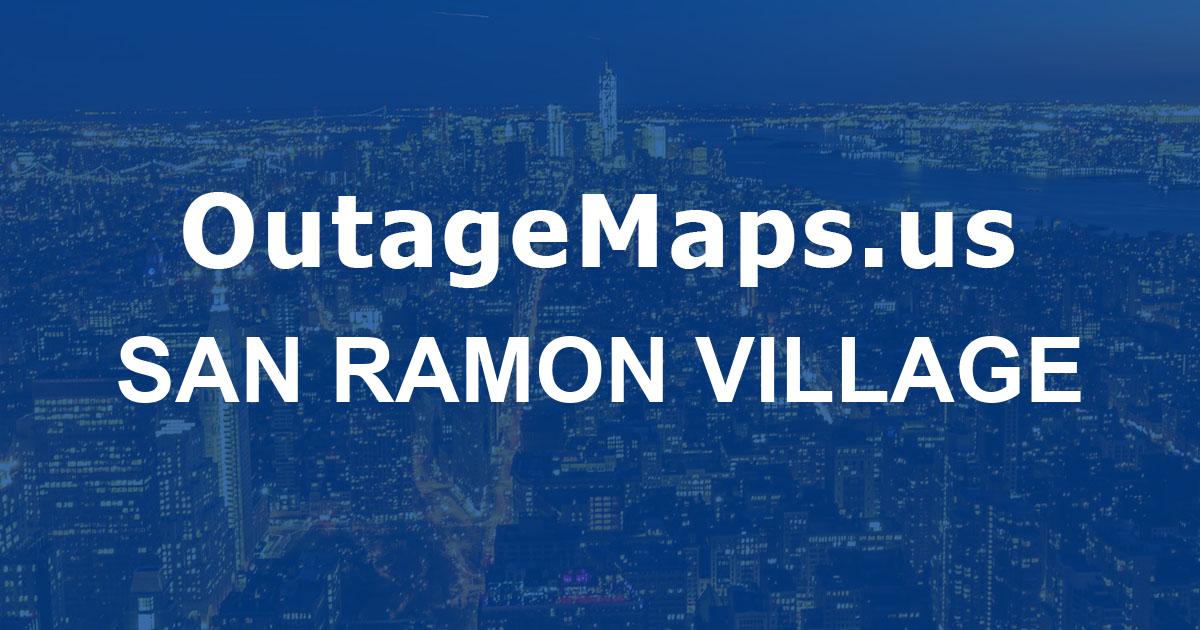 San Ramon Village Power Outages Map