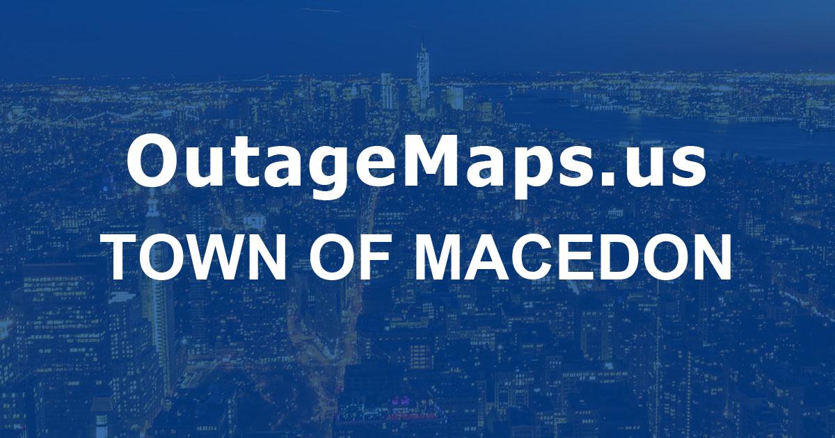 Town Of Macedon Power Outages Map Town Of Macedon 