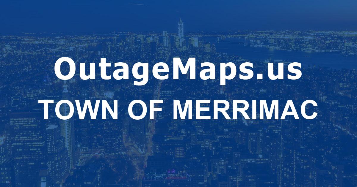 Town of Merrimac Power Outages Map
