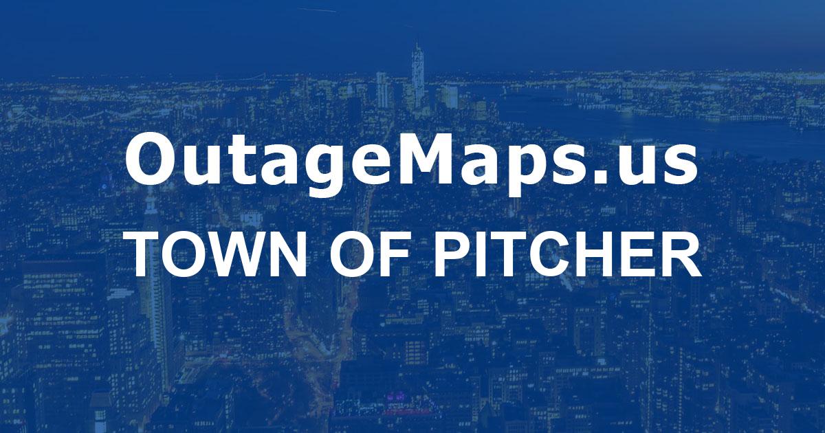 Town of Pitcher Power Outages Map