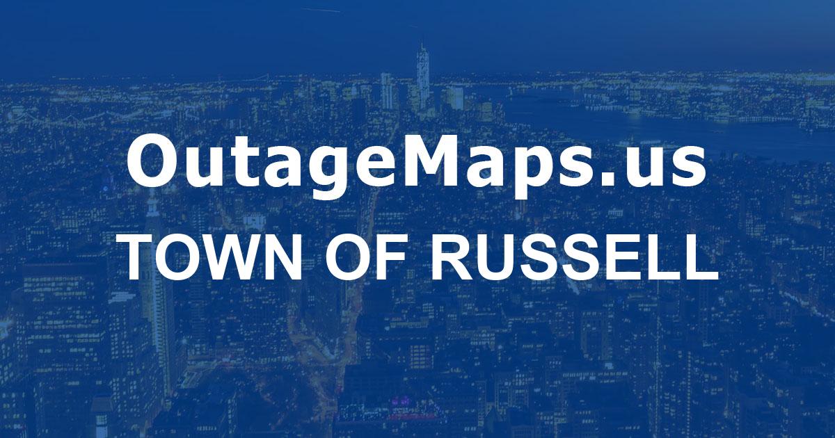Town of Russell Power Outages Map