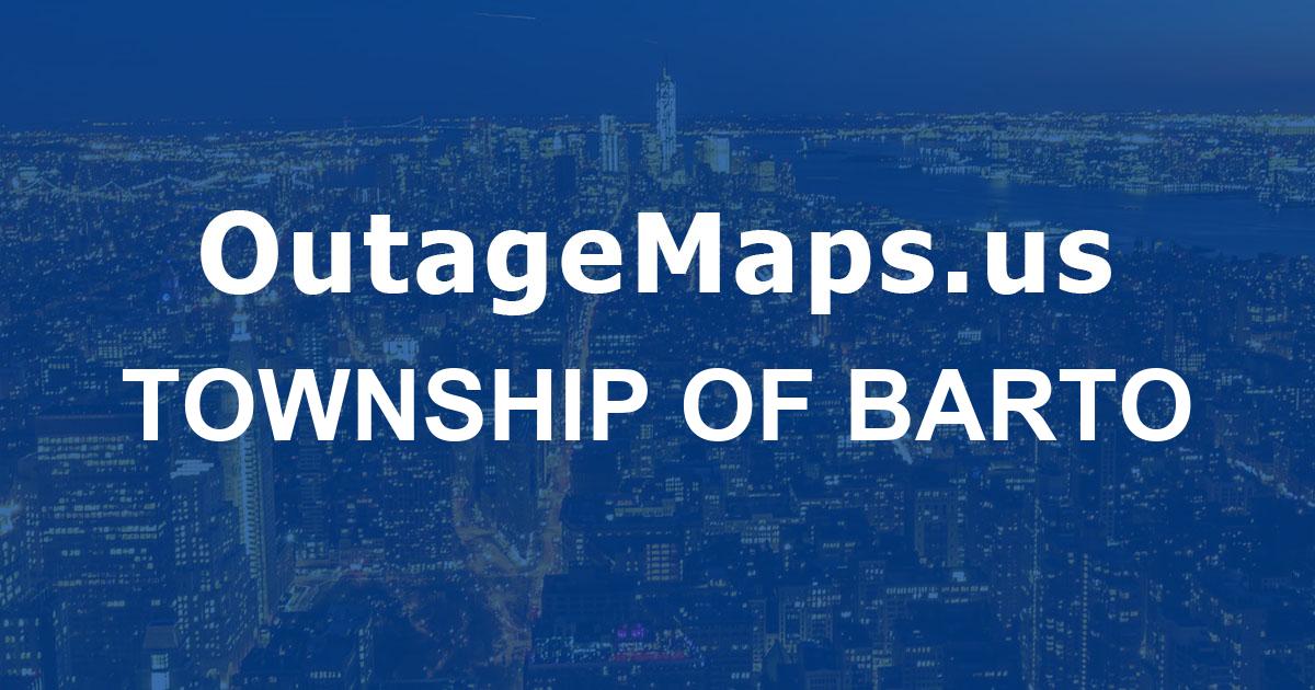 Township of Barto Power Outages Map