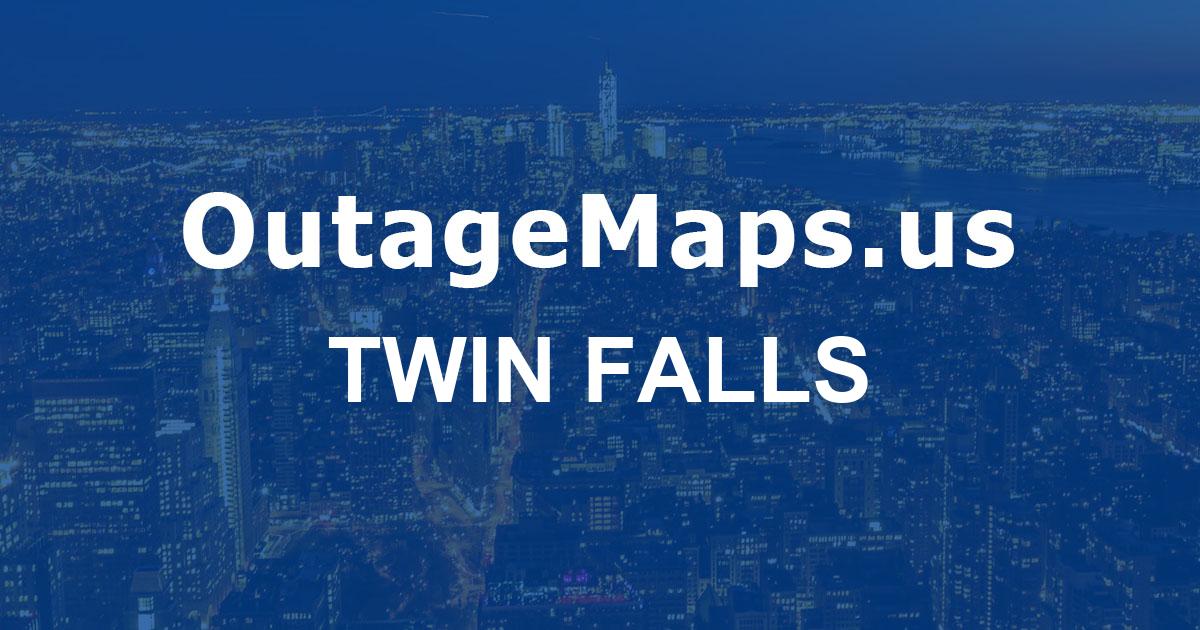 Twin Falls Power Outages Map