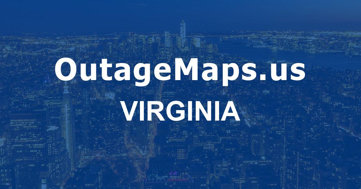Virginia Power Outages Map