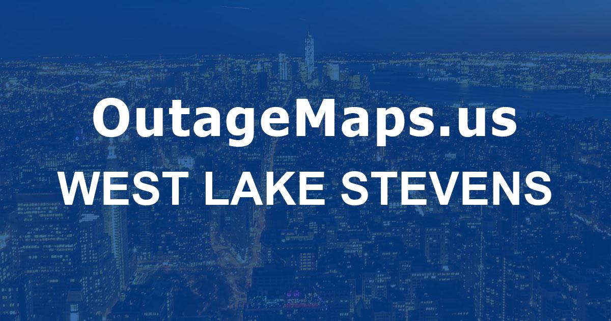 West Lake Stevens Power Outages Map West Lake Stevens 
