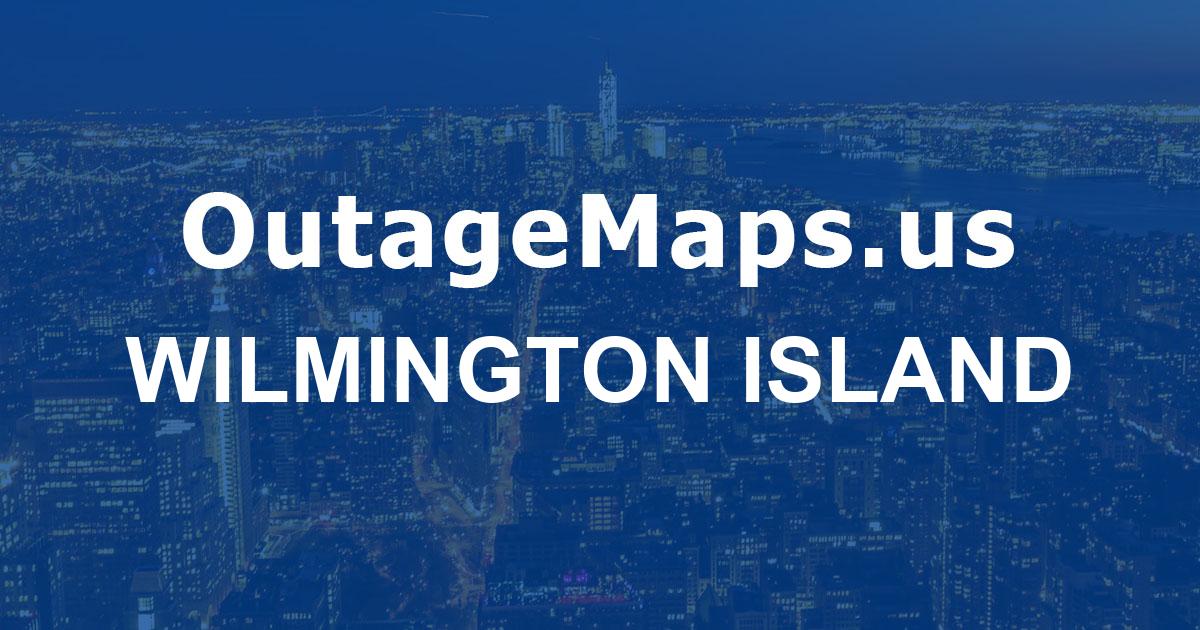 Wilmington Island Power Outages Map